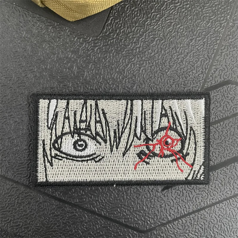 Chainsaw Man Anime Patch Power Hayakawa Autumn Label Embroidery Patches Hook and Loop Tactical Military Backpack Badges