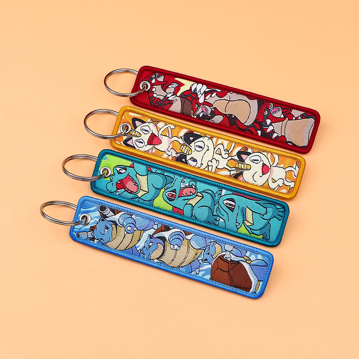 Pokemon Pikachu Embroidered Keychain – Jet Tag Accessory