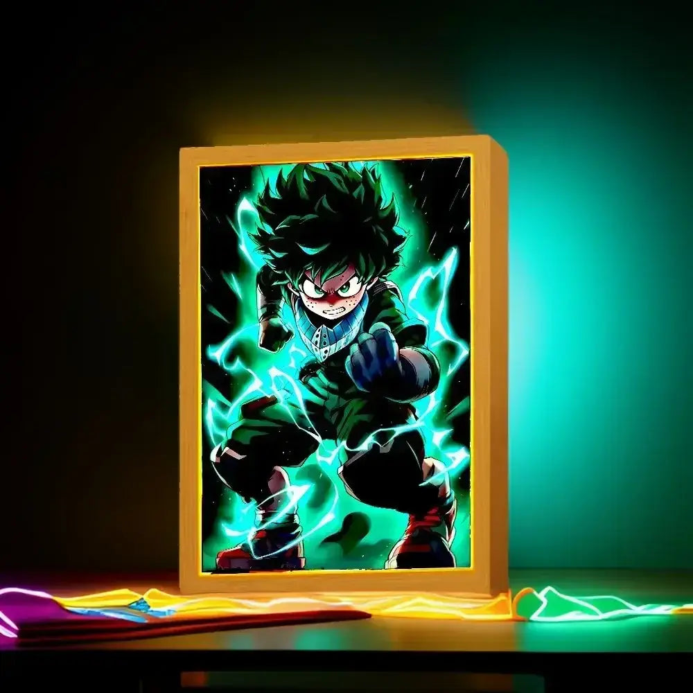 My Hero Academia Deku LED Light Painting Lamp