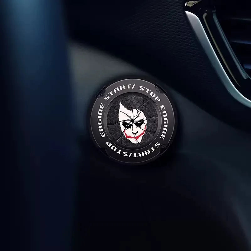 Naruto Car Sharingan One-Click Start Protective Cover Decorative Cover Car Ignition Switch Creative Decoration Cartoon Car Gift