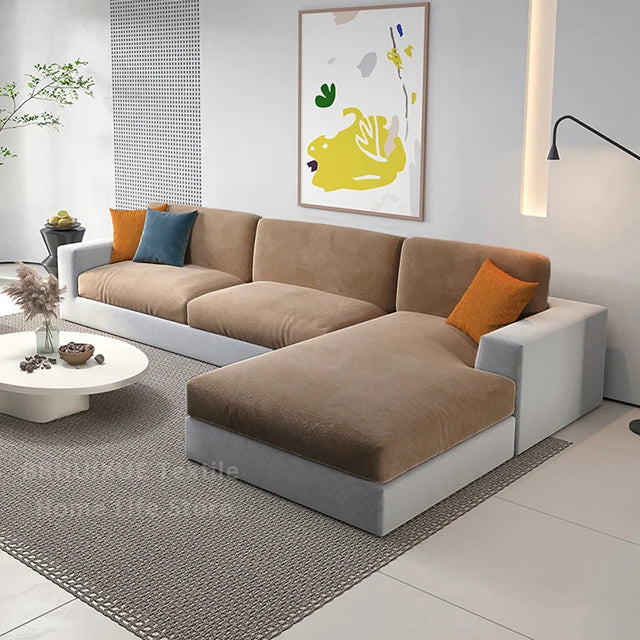 Super Soft Velvet Sofa Seat Cushion Cover Plain Color Stretch Thicken Sofa Cover Sectional Couch L Shape Corner Armchair Covers
