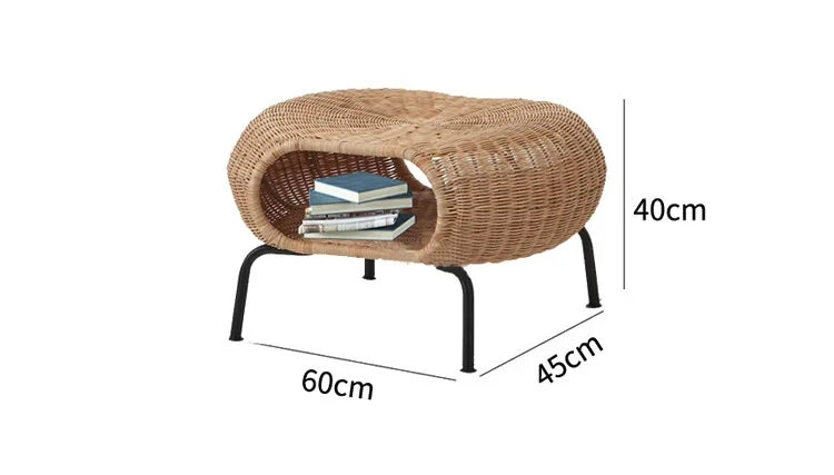 Joylive Leisure Chair Outdoor Garden Rattan Chair Rattan Sofa Single Sofa Chair for Living Room and Outdoor