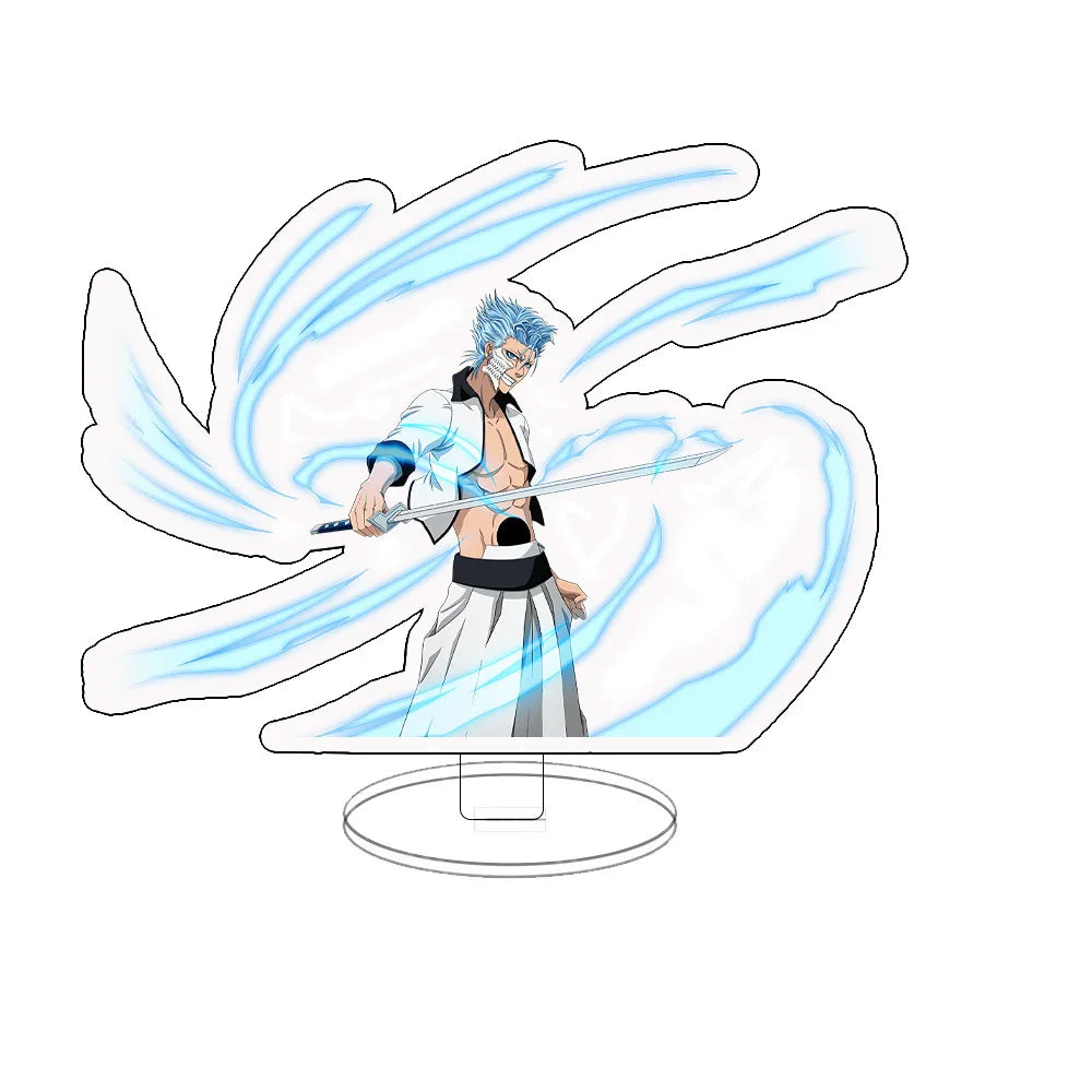 Anime BLEACH Kurosaki Ichigo Inoue Orihime Ishida Uryuu HDFigures Acrylic Keychain Standing Model Toys Desk Decor Collect Gift