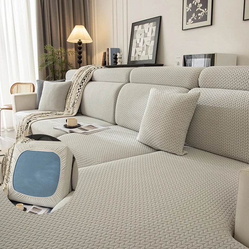 new string plush Sofa Cover Elastic Sofa Cushion Cover for Living Room Furniture Protector For Pets Removable Sofa Seat Cover