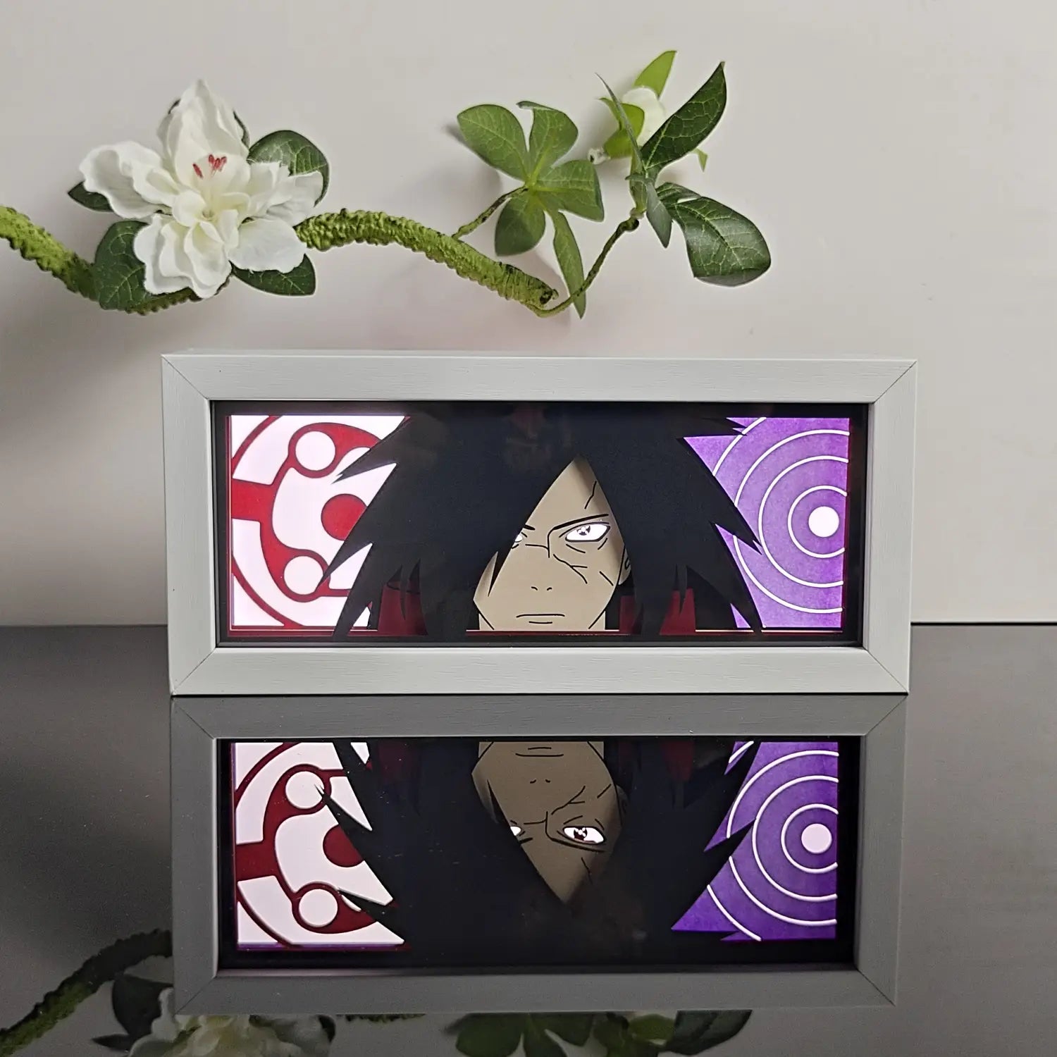 Anime Paper-Cut LED Light Box – 7-Color Remote Light