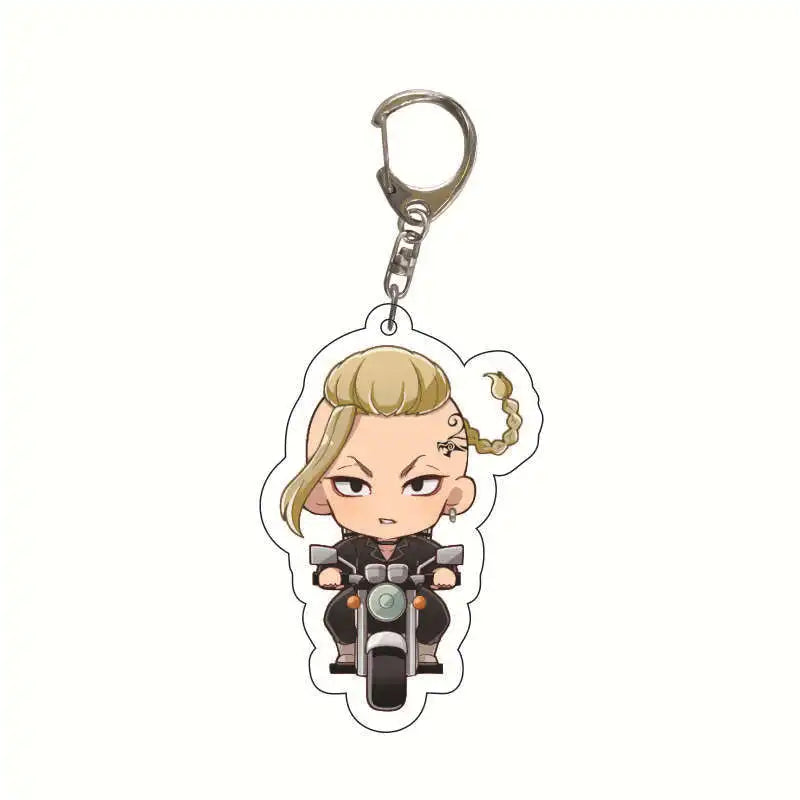Tokyo Revengers Anime Takemichi Hanagaki Soryu Captain Ken Ryuguji Keychain Acrylic New Fashion Accessories Souvenir Gift