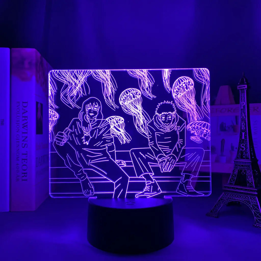 Jujutsu Kaisen Satoru Gojo LED Night Light – Acrylic Lamp