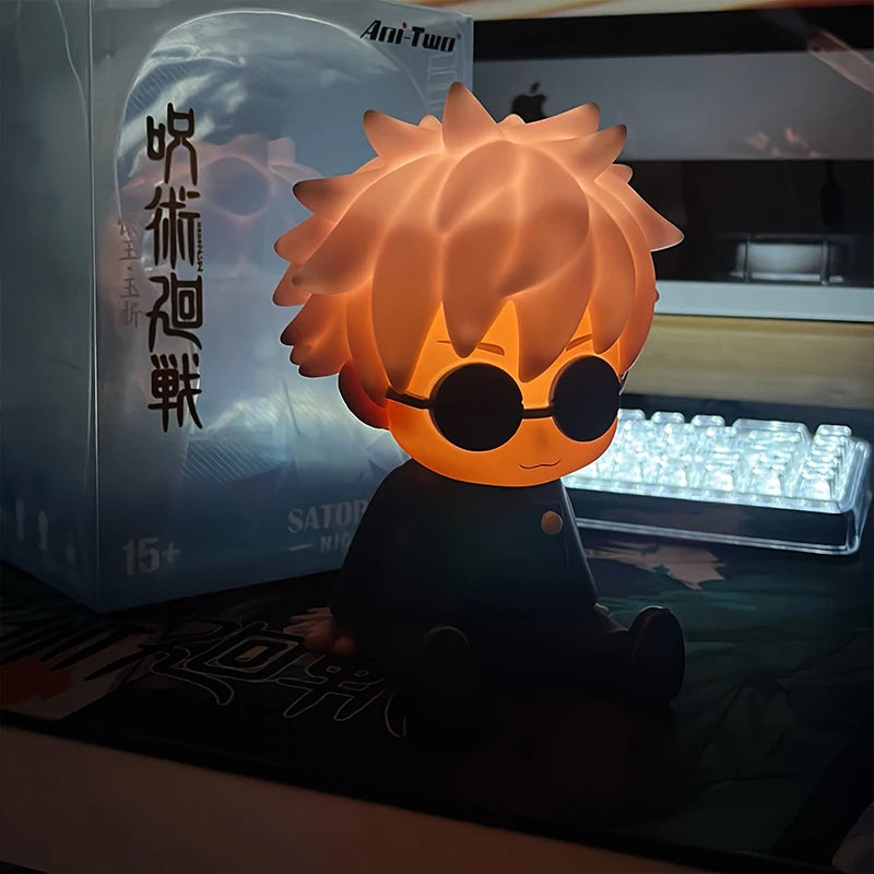 In Stock Original Sunrisepop Anime Jujutsu Kaisen Season 2 Gojo Satoru Night Light  Silicone Rubber Desk Lamp Light Gifts Toy
