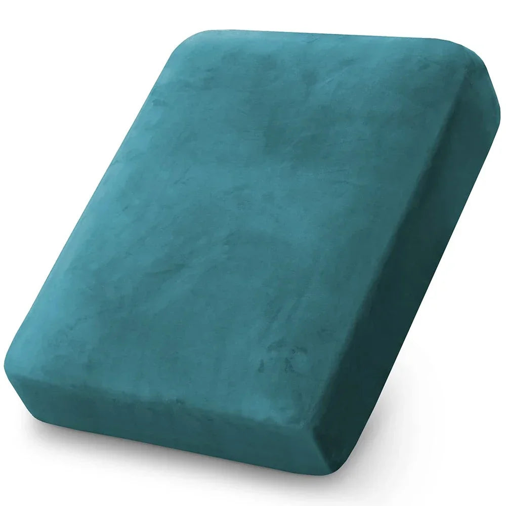 Velvet Sofa Cushion Covers for Living Room Plush Sofa Seat Cover Soft Stretch Sofas Couch Slipcover Furniture Protector