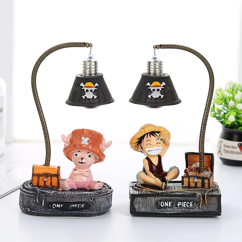 One Piece Luffy 3D LED Night Light, Anime Desk Lamp for Study Office Decor, Perfect Birthday & Christmas Gift for Fans Men Women