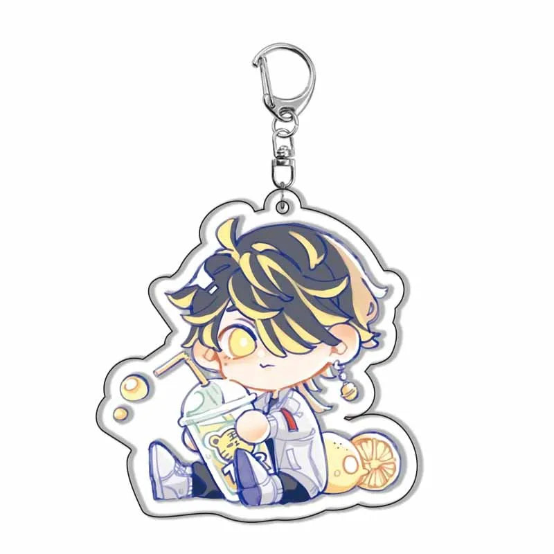 Anime Figure Tokyo Revengers Acrylic Keychain Haitani Original Manjiro Baji Keisuke Draken Cosplay Cute Keyring Fans Gifts New