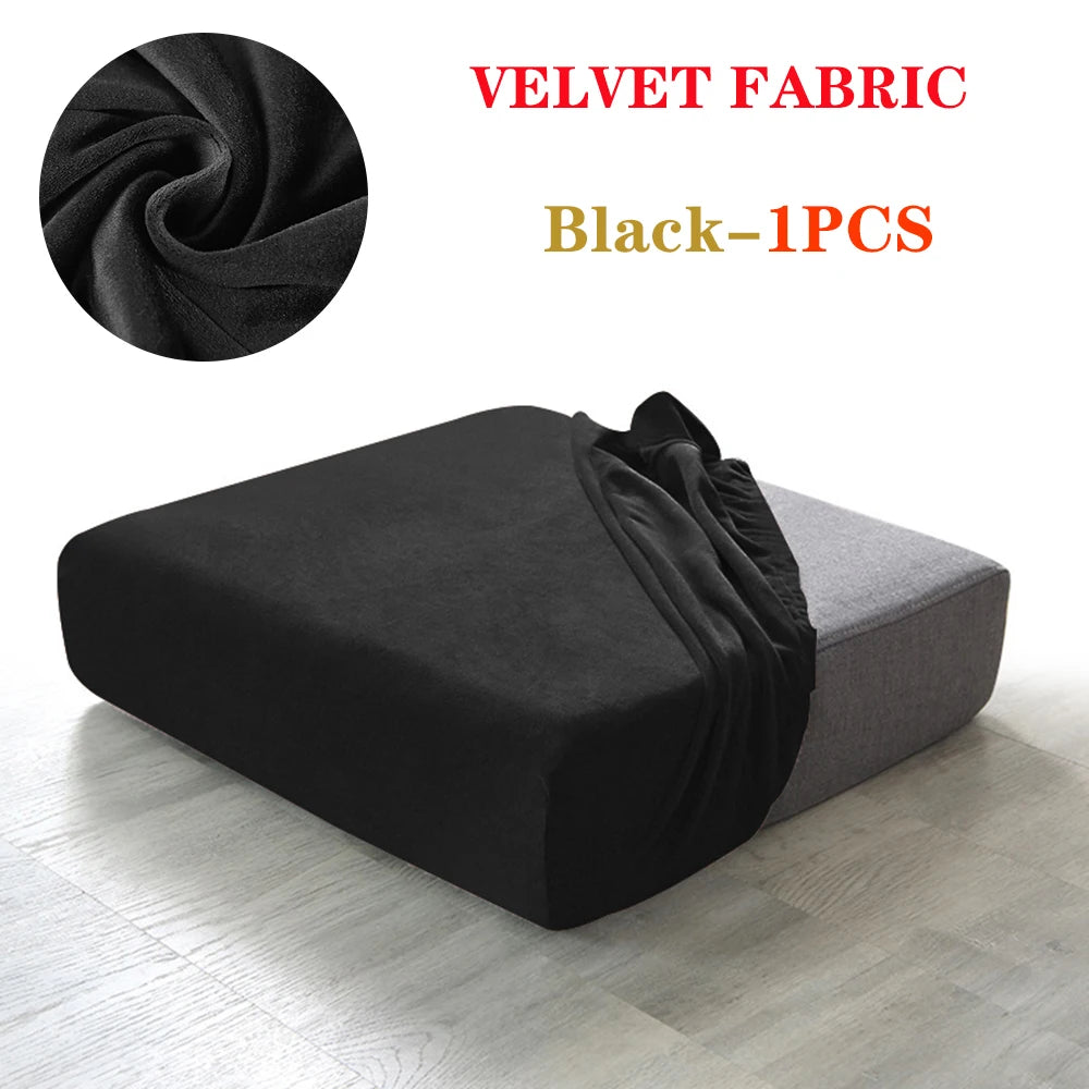 Super Velvet Sofa Cushion Cover Elastic Thick L Shape Corner Armchair Sofa Cover Slipcover Furniture Protector For Living Room