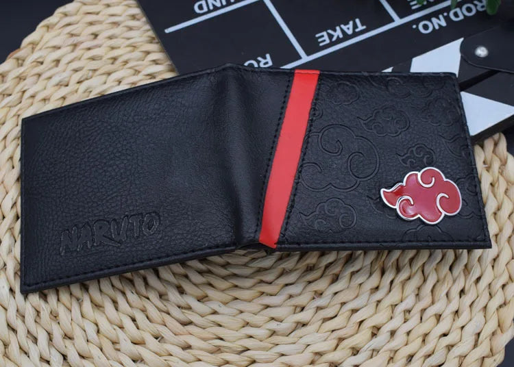 Naruto Anime Foldable Wallet Women Men Children Bank ID Card Holder Card Clip Bag Cartoons Cosplay Clutch Wallets Birthday Gifts