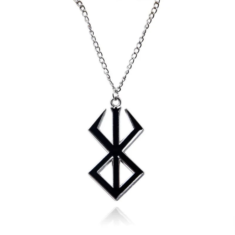 Anime Berserk Behelit Pendant Necklace Griffith Egg of King Zinc Alloy Cartoon Character Regular Chain Fresh Sweet Style
