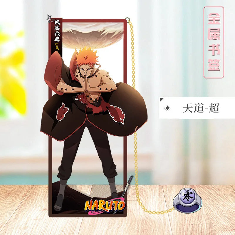 Naruto Anime Metal Bookmarks for Collectors Stylish Character Bookmark NEW