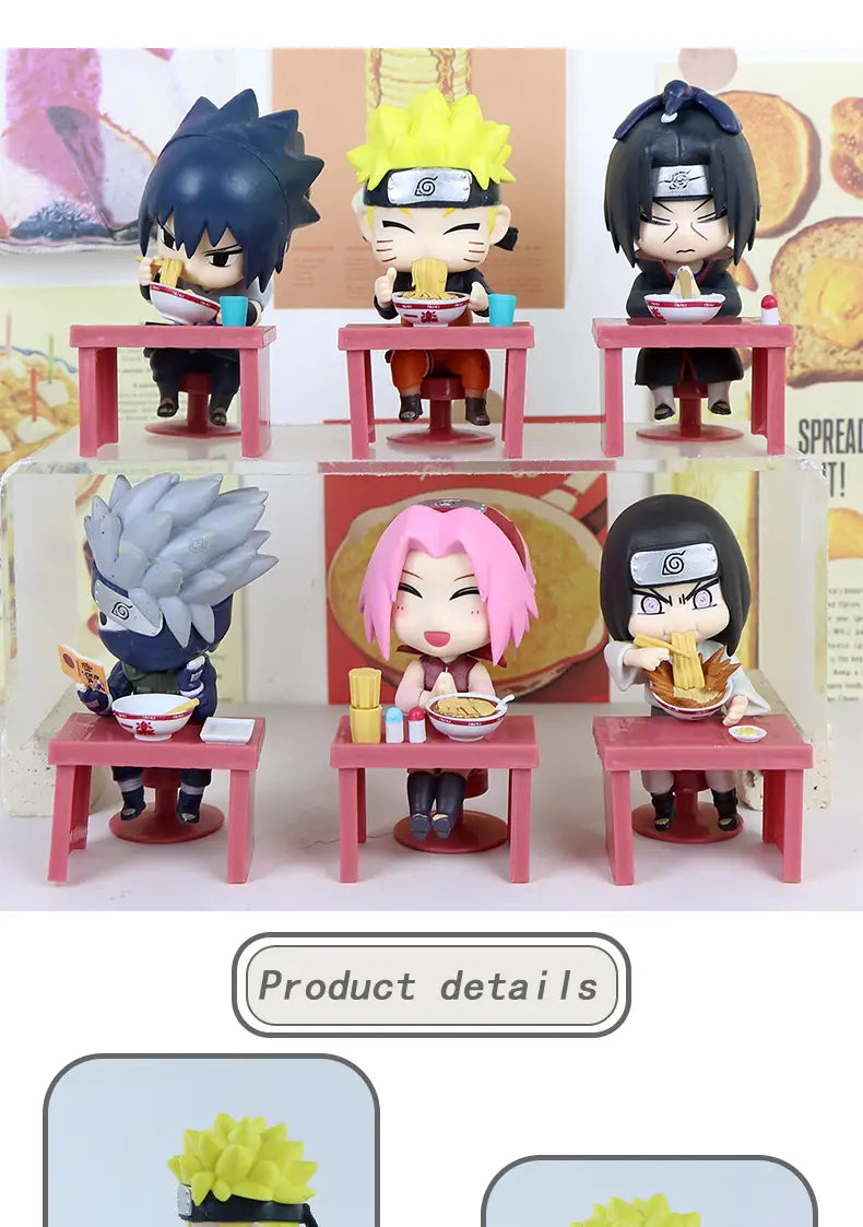 Naruto Naruto & Sasuke Blind Box Figure Set – Q Version Desktop Display