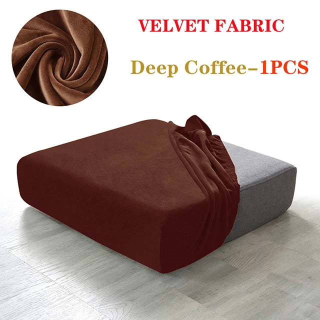 Super Velvet Sofa Cushion Cover Elastic Thick L Shape Corner Armchair Sofa Cover Slipcover Furniture Protector For Living Room