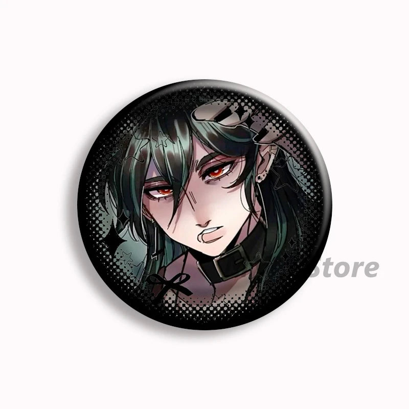 The Kid at The Back Soft Button Pin Solivan Brugmansia Brooches Sol Anime Badge Bag Decor Accessories Jewelry Fans Collect Gifts