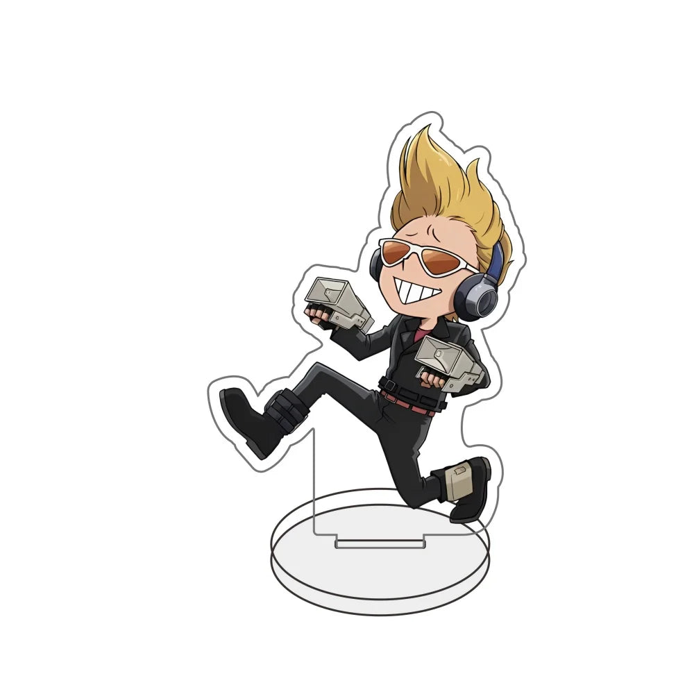 My Hero Academia:  Chibi Kawaii Anime Game Acrylic Stand Figure All Might Eraser Head 10cm Model Plate Desk Decor Keyring