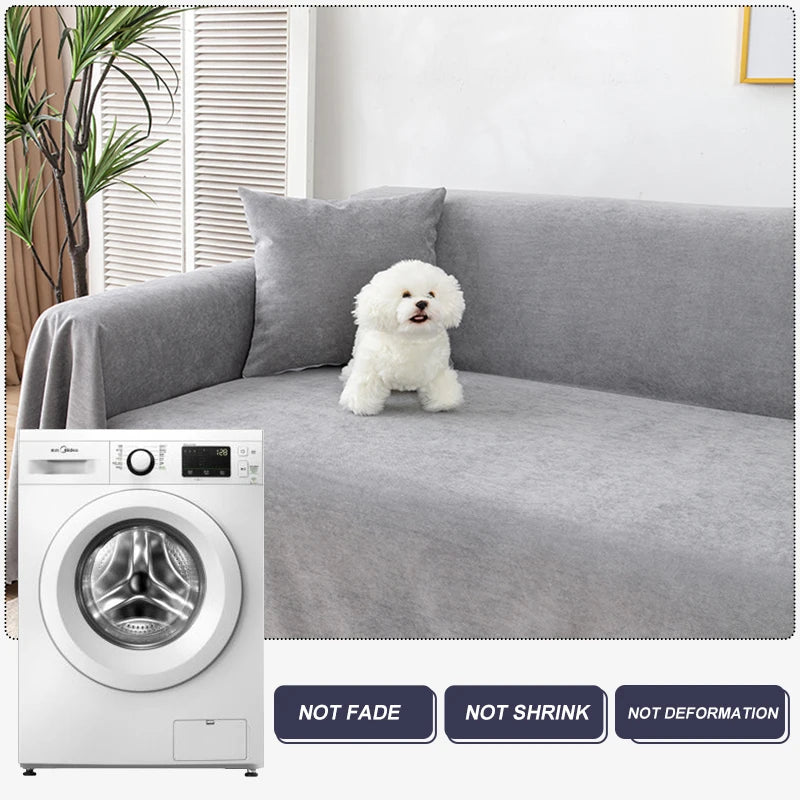 Waterproof Sofa Towel Solid Colour High Quality Sofa Cover Multifunctional Dustproof Durable Sofa Towel For Living Room Decor