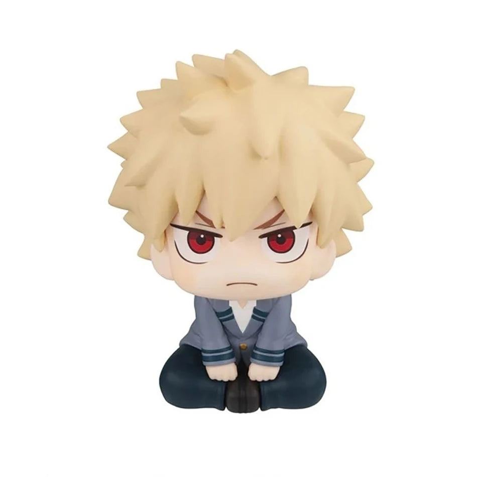 Hot My Hero Academia Bakugou Katsuki Midoriya Izuku Todoroki Shouto Toga Himiko Anime Figure PVC Collectible Model Toys Kid Gift