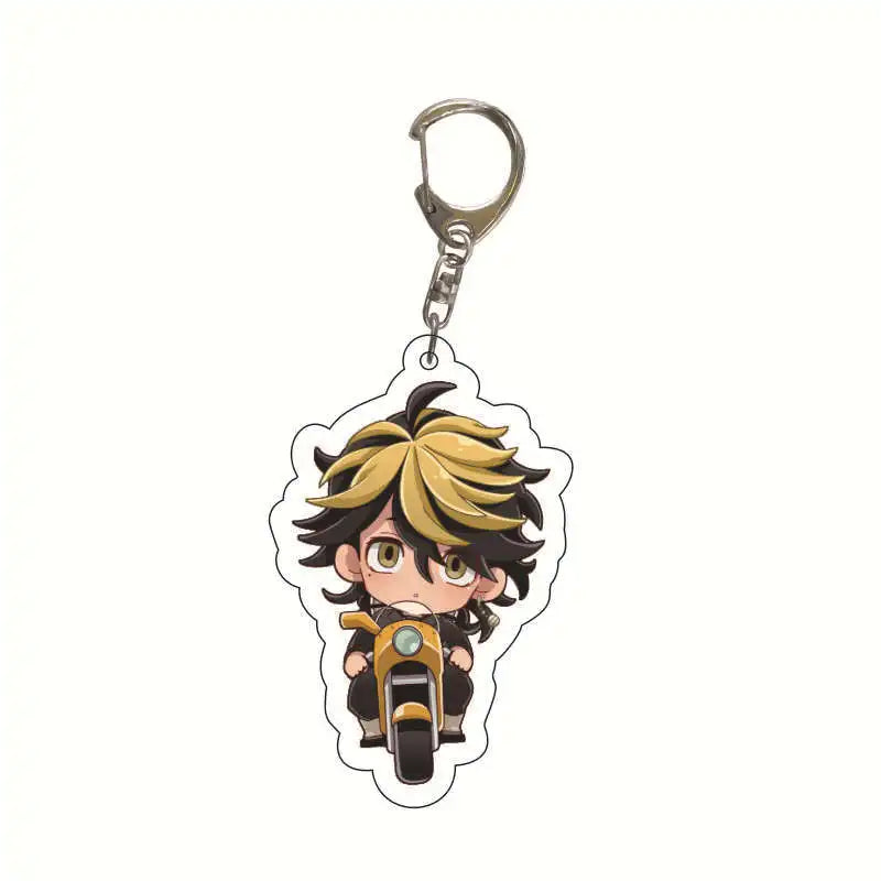 Tokyo Revengers Anime Takemichi Hanagaki Soryu Captain Ken Ryuguji Keychain Acrylic New Fashion Accessories Souvenir Gift