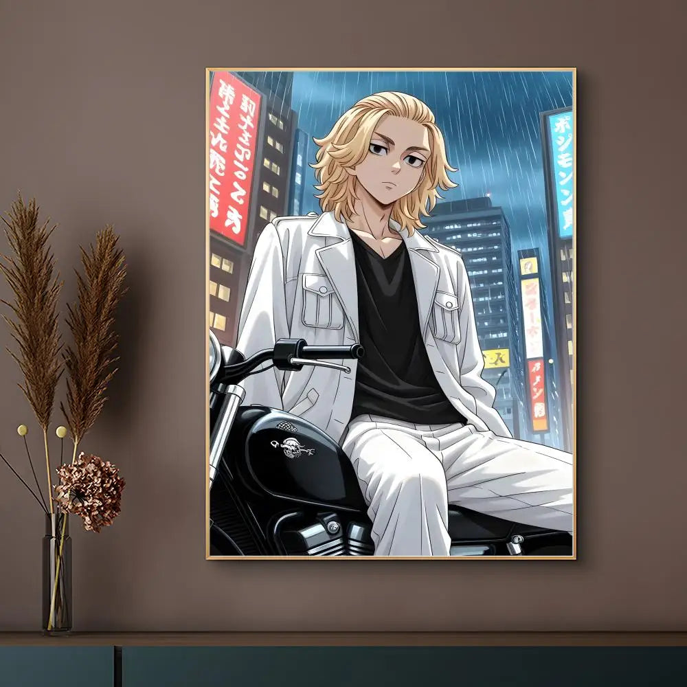 popular anime Tokyo Revengers Poster HD Waterproof Self-Adhesive Wall Art – Multi-Scene Use, Top Gift Pick