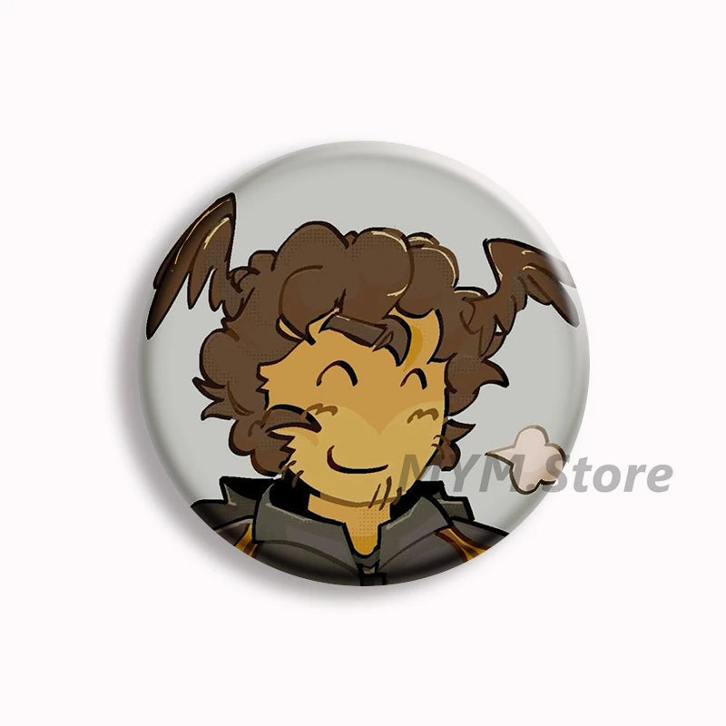 Forsaken Telamon Anime Soft Button Pin Shedletsky Brooches Badge Bag Decor Jewelry Fans Collect Gamer Friends Gifts