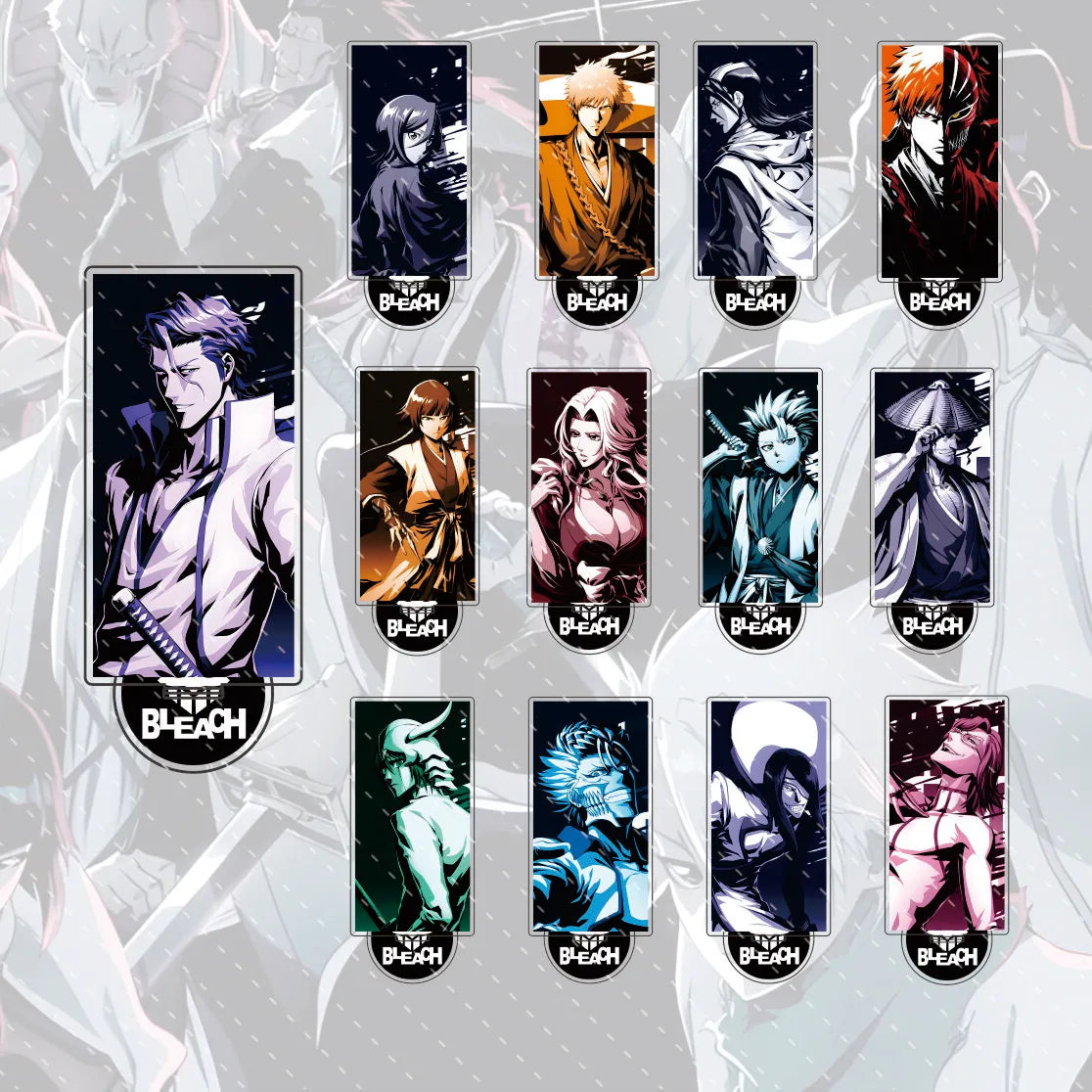Anime BLEACH 15cm acrylic stand figure Orihime Kurosaki Ichigo standing model desktop decoration gift