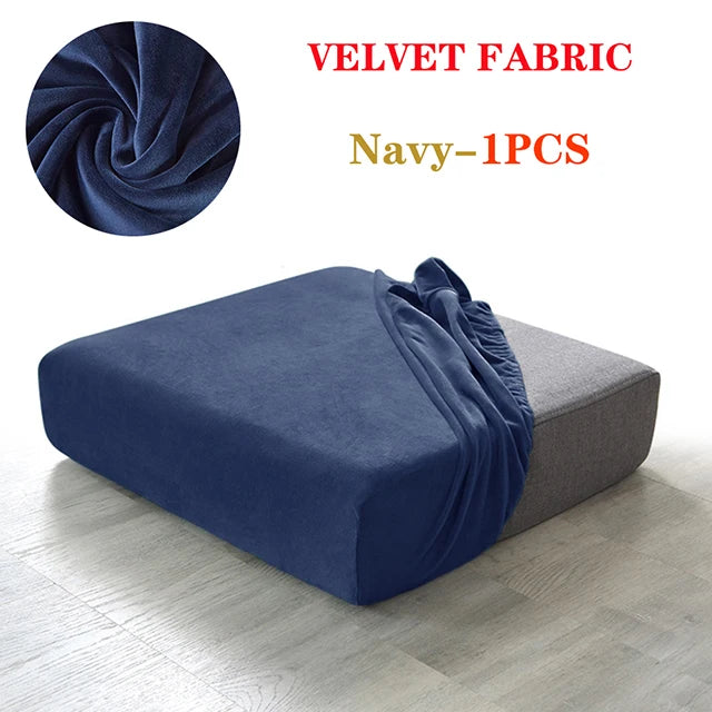 Super Velvet Sofa Cushion Cover Elastic Thick L Shape Corner Armchair Sofa Cover Slipcover Furniture Protector For Living Room