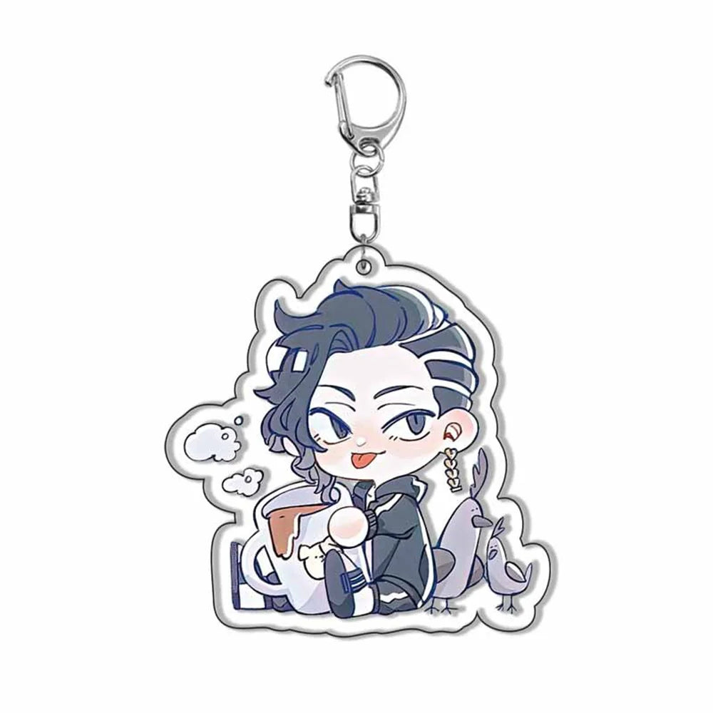 6CM hot  Anime Tokyo Revengers Acrylic Keychain Model Cosplay Characters Ornament Accessories Goods Collection Gifts