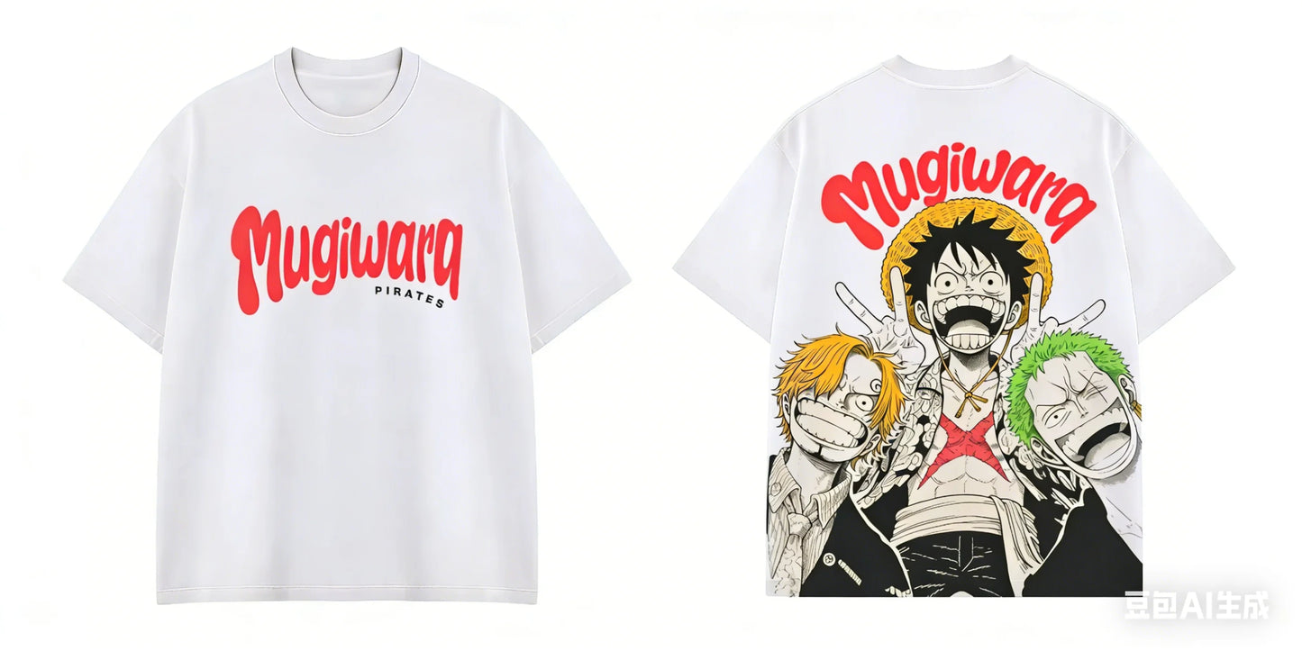 2026 One Piece Men's T-shirt Monkey D. Luffy Roronoa Zoro Sanji Anime Tee Summer and Spring Boy's Short Sleeves Parent-child Y2k