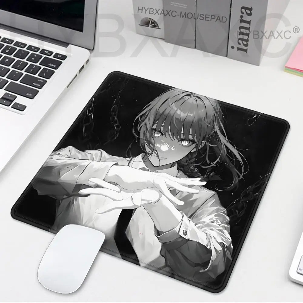 Makima Mousepad Small Office Computer Desk Mat Table Keyboard Chainsaw Man Mouse Pad Laptop Cushion Non-slip Deskpad Home Decor
