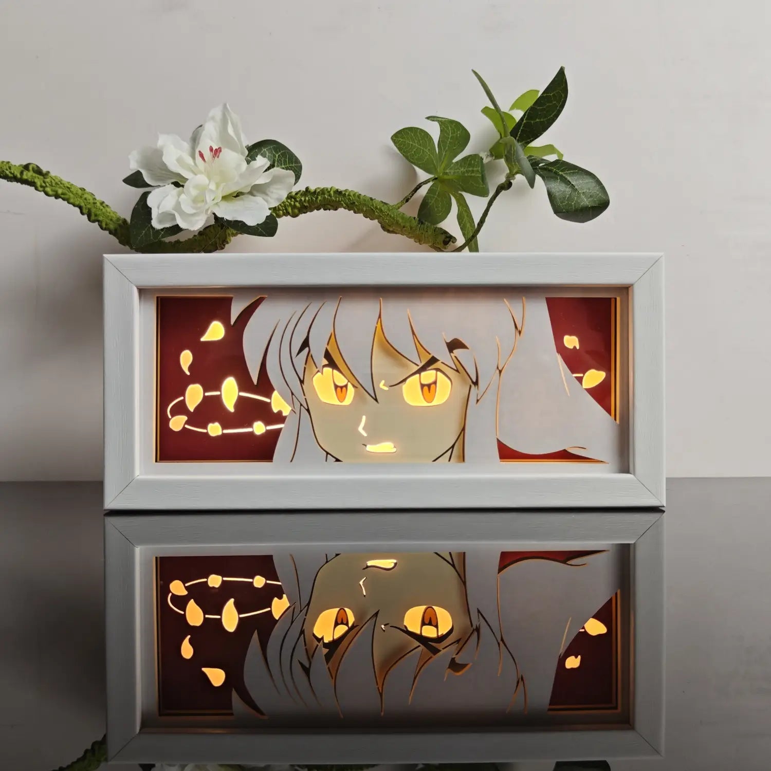 Anime Paper-Cut LED Light Box – 7-Color Remote Light