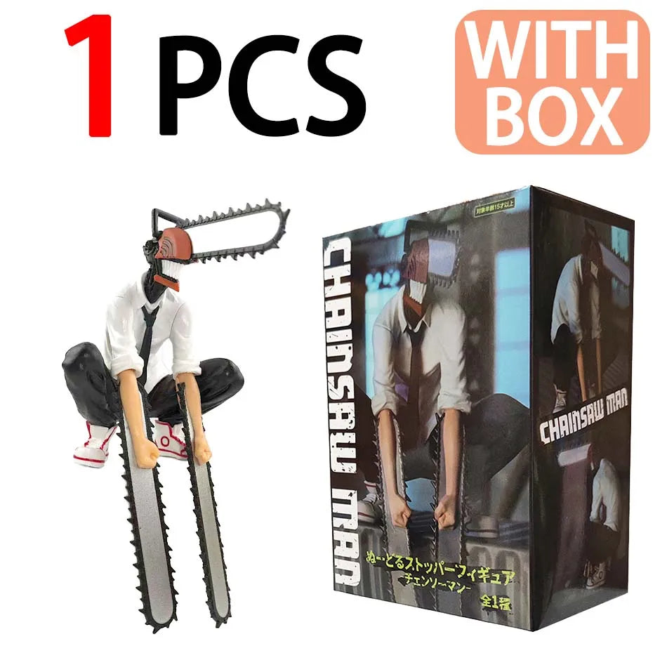 New Chainsaw Man Lacey/Power/Denji Anime Action Figure PVC Chainsaw Man Noodle Stopper Figurine Adult Collection Model Toys