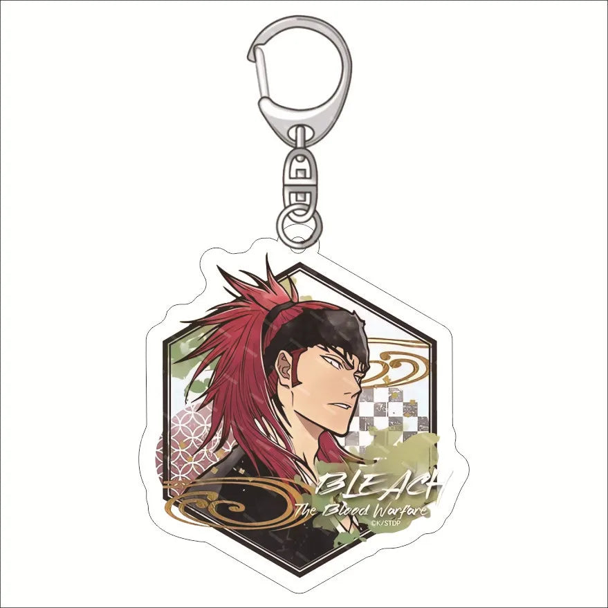 Anime BLEACH Acrylic Keychain Accessories Cartoon Character Cute Charm Bag Pendant Toys Friend Gift
