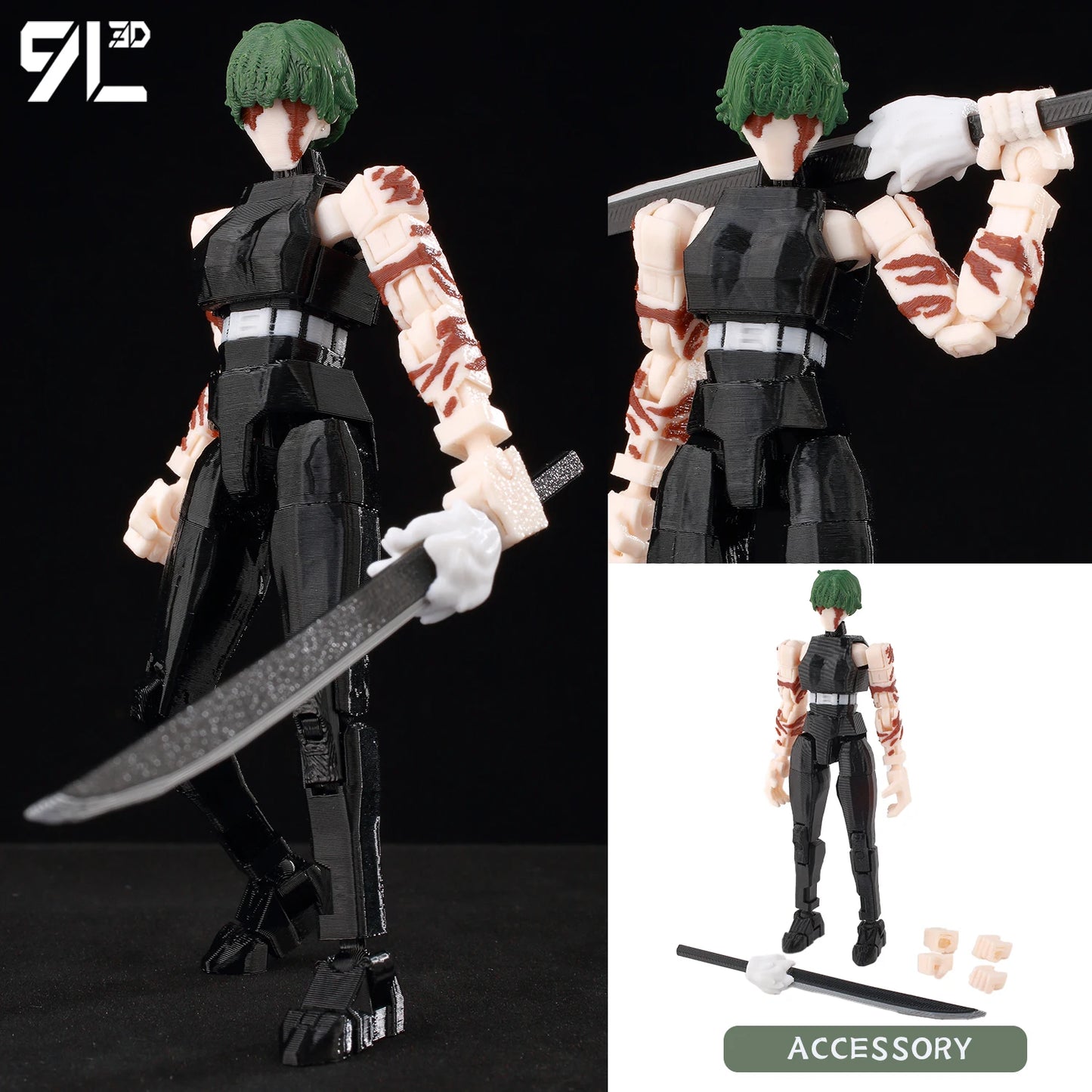 9L3D T13 Jujutsu Kaisen Itadori Figure LUCKY13 Training Ver. JJK Titan13 Multi-Jointed Movable Dummy13 Stress Relief Toys Gifts