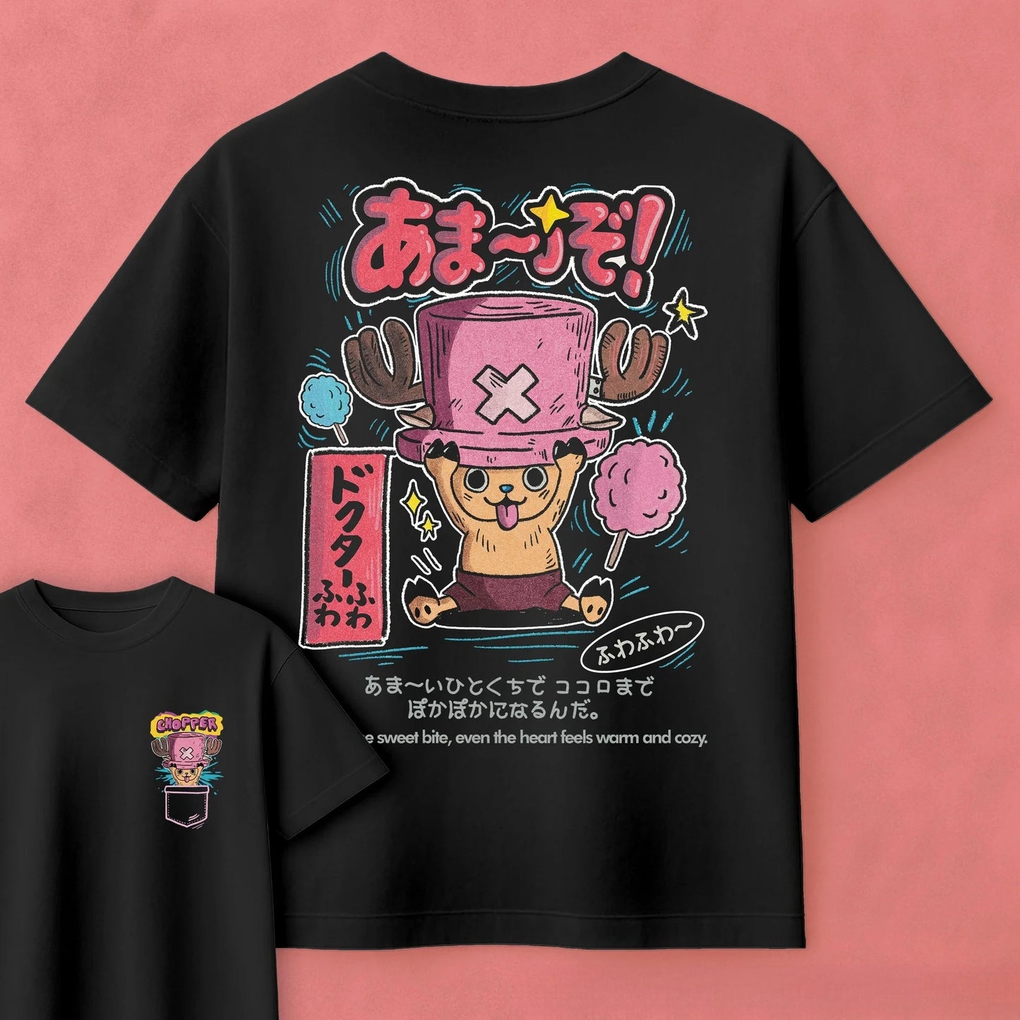 2026 Summer One Piece Anime Tony Tony Chopper Printed Loose Short-sleeved Pure Cotton Children's T-shirt Tide Unisex Casual Y2k