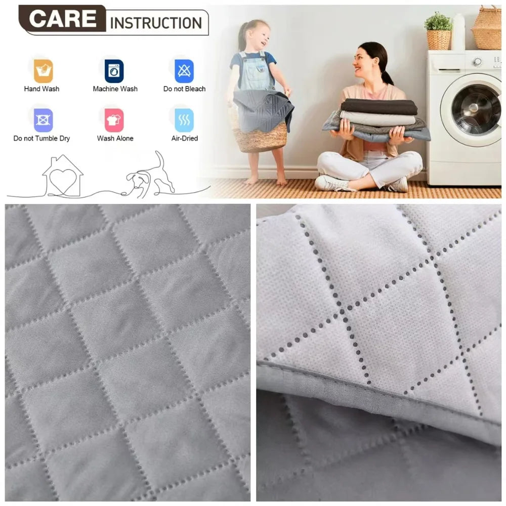 Solid Color Recliner Sofa Cover Dogs Pets Kid Anti-Slip Chair Covers Anti-wear Armchair Slipcovers Furniture Protector