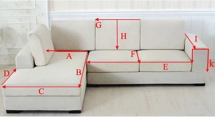 1PC Chenille Universal Sofa Cover Non-Slip Combination Sofa Cushion L Shape Couch Towel for Living Room Protector fundas de sofa