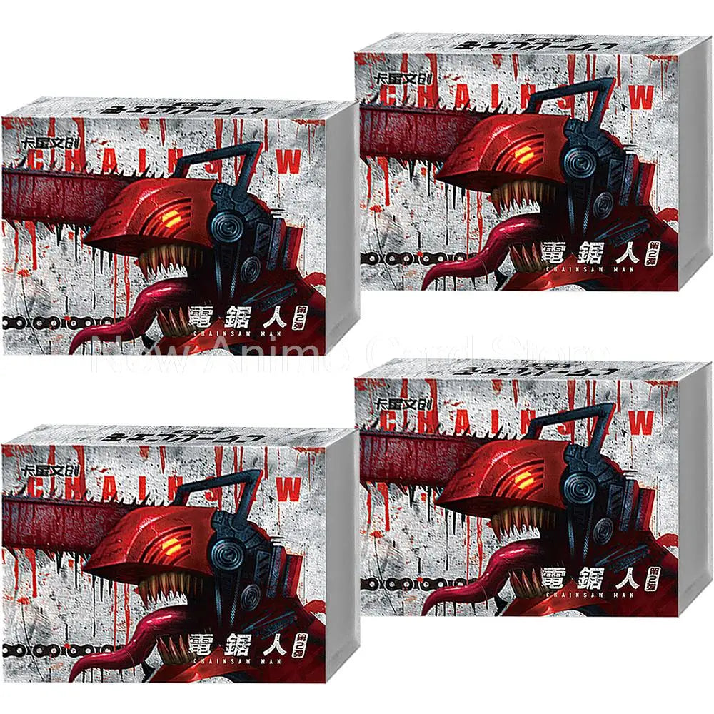 New Chainsaw Man Collection Cards Kids Hit Retro Comics Manuscript Rare Card Birthday Gift Game Card Table Toy Family Xmas Gifts