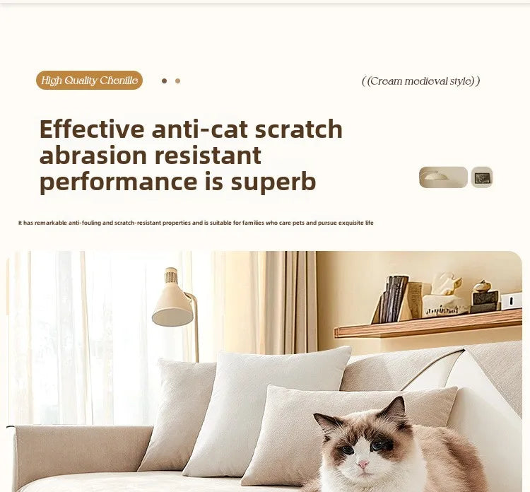 1PC Non-slip Waterproof Sofa Seat Cover Living Room Anti-Cat Scratch Sofa Slipcover L Couch Mat Towel 쇼파커버 Fundas Para Sillones