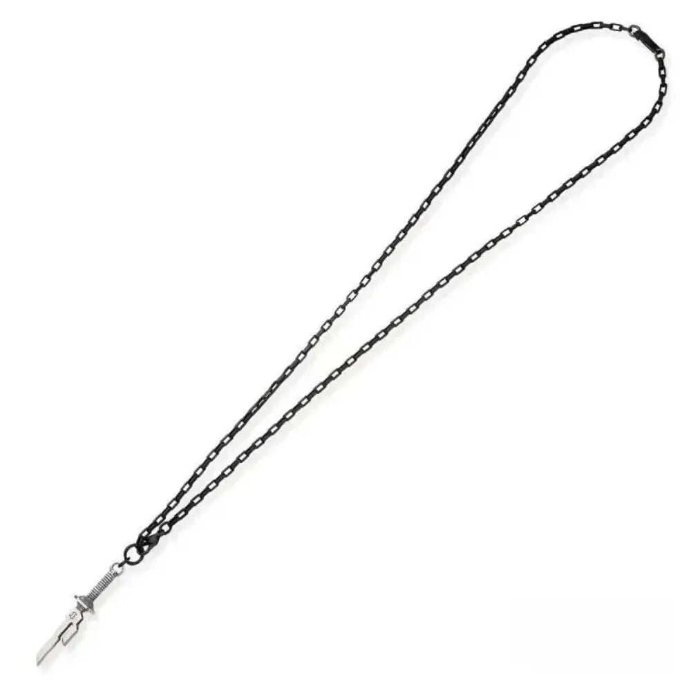 Anime Jujutsu Kaisen Fushiguro Toji Cosplay Necklace Unisex Sword Spear of Tianri Knife Pendant Choker Jewelry Accessories Gifts
