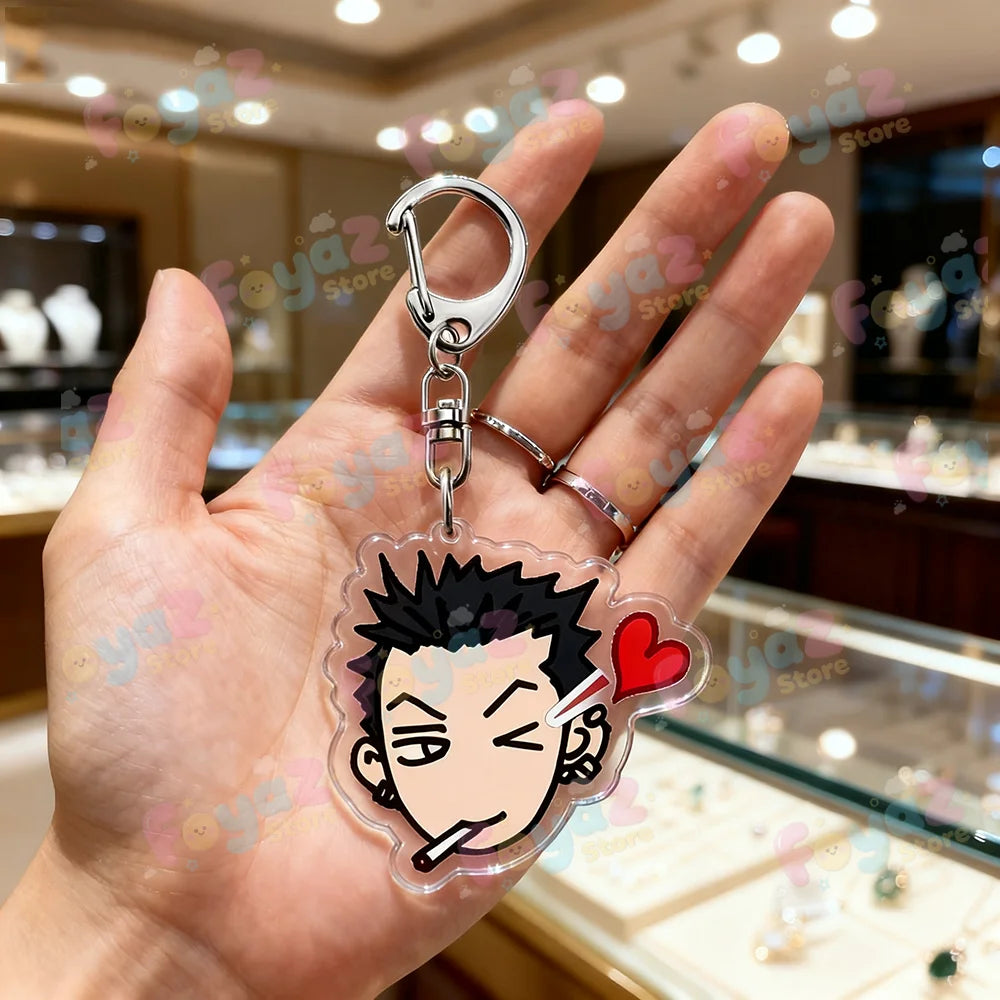 Cute Anime Nana Keychain for Accessorie Bag NANA Chibi Farming Charm Keyrings Jewelry Friends Oosaki Nan Manga Gifts