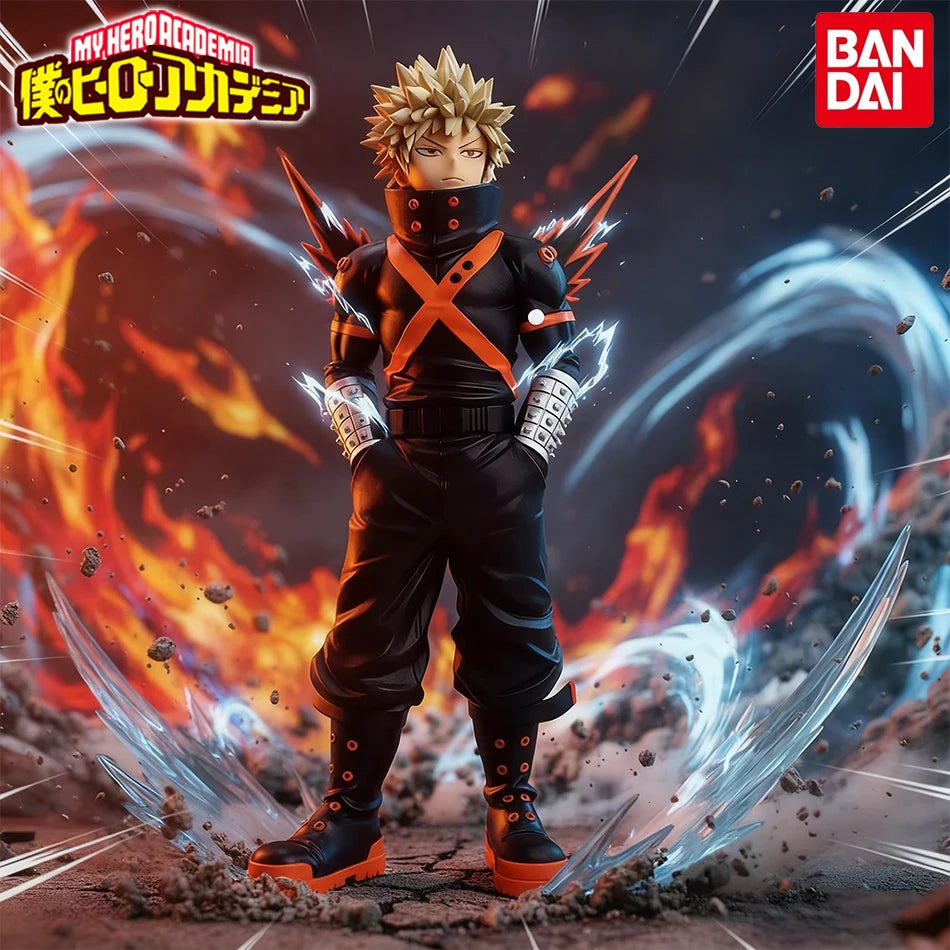 Hot My Hero Academia Bakugou Katsuki Midoriya Izuku Todoroki Shouto Toga Himiko Anime Figure PVC Collectible Model Toys Kid Gift