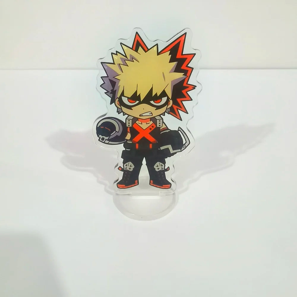 Popular Anime My Hero Academia Acrylic Figure Stand Deku Might Shigaraki Tomura Model Desk Decor Fans Collection Diy Props Gift