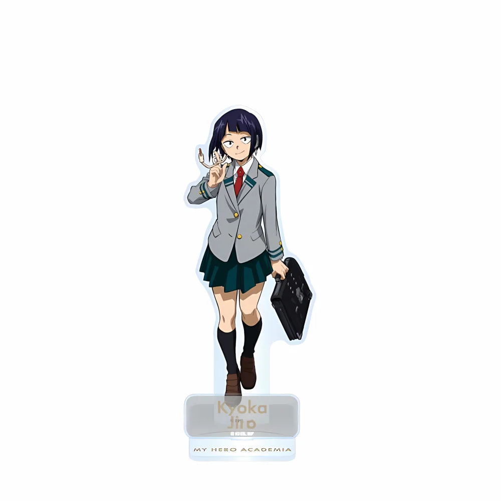 Anime My Hero Academia Acrylic Standee Keychain Izuku Midoriya School Uniform Ver Cartoon Figure Desktop Decor Fans Gift