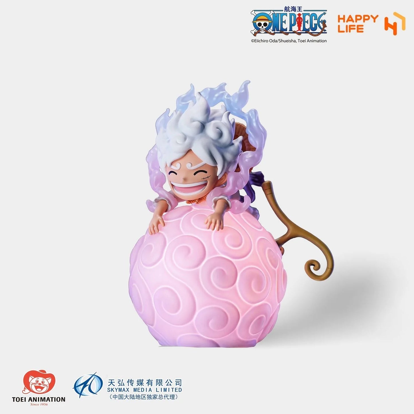 Anime One Piece Devil Fruit Night Light Nika Luffy Cute Figure  Robin Ace Chopper Voice-Controlled Night Light Desktop Ornament