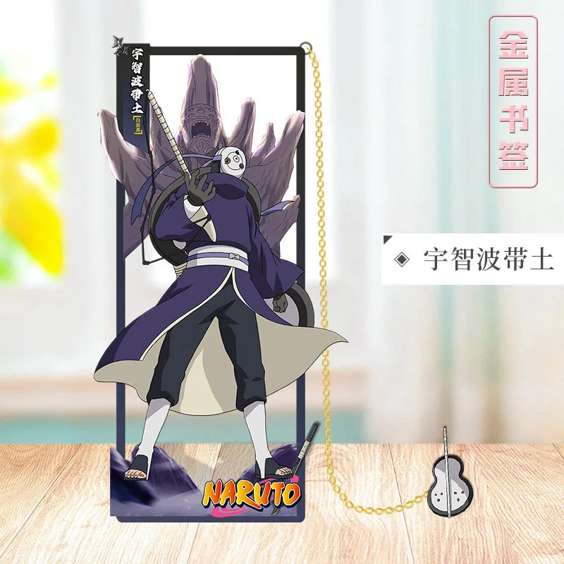 Naruto Anime Metal Bookmarks for Collectors Stylish Character Bookmark NEW
