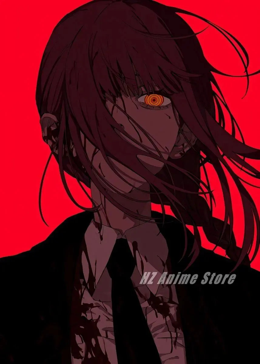 Anime Chainsaw Man Posters and Prints Canvas Painting Chainsawman Comic Wall Art Pictures for Modern Family Bedroom Home Decor